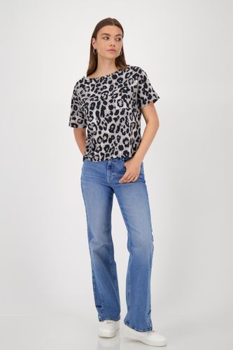 MONARI T-ShirtT-Shirt, greige gemustert