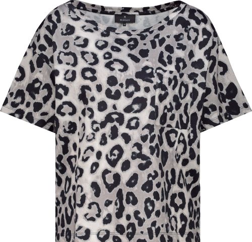 MONARI T-ShirtT-Shirt, greige gemustert