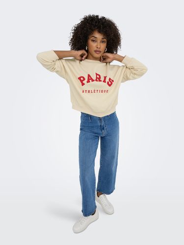 ONLY ONLSWEAT LIFE L/S CREW O.SIZE STATE NOOS