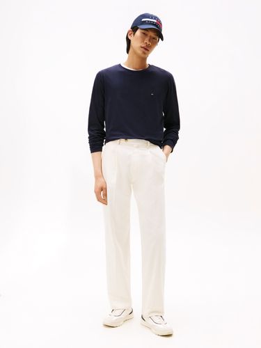 TOMMY HILFIGER STRETCH SLIM FIT LONG SLEEVE TEE
