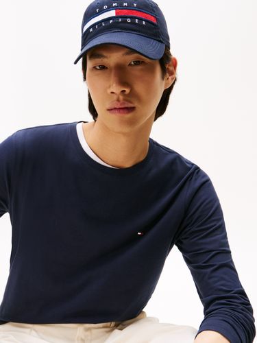 TOMMY HILFIGER STRETCH SLIM FIT LONG SLEEVE TEE