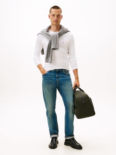TOMMY HILFIGER STRETCH SLIM FIT LONG SLEEVE TEE