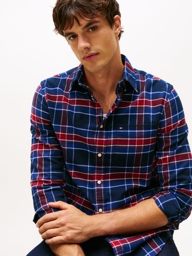 TOMMY HILFIGER HERO FLANNEL TARTN CHCK RF SHIRT