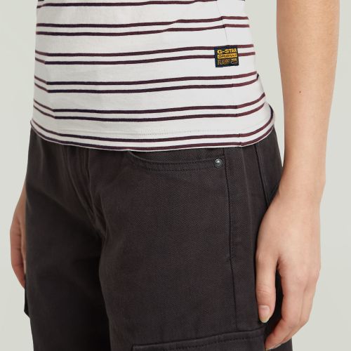 G-STAR Stripe eyben slim v t 2.0 wmn