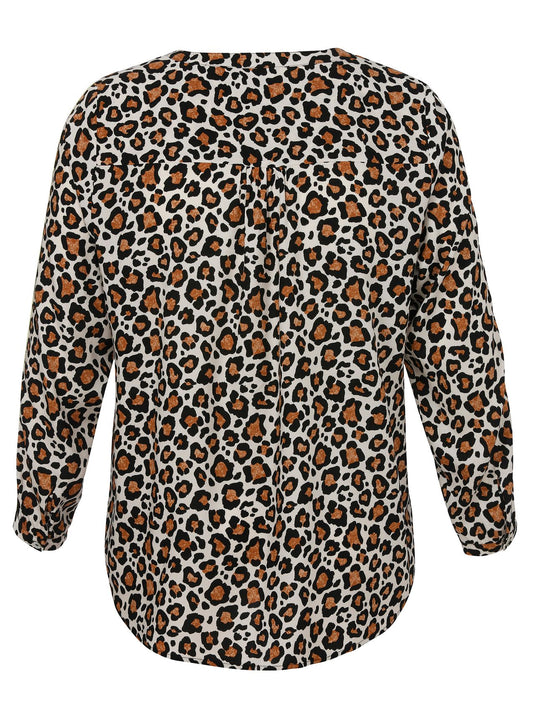 VIA APPIA Bluse V-Ausschnitt 1/1 Arm Druck