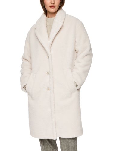 MARC CAIN Fake Fur Mantel in Oversized-Form