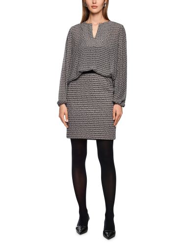 MARC CAIN Viskosebluse mit Sprinkles-Print