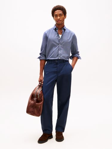 TOMMY HILFIGER FLEX POPLIN MICRO RF PRINT SHIRT