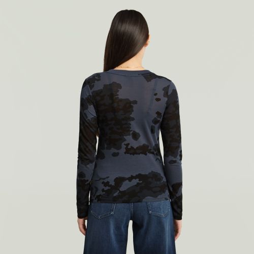 G-STAR Aop slim r t l\s wmn