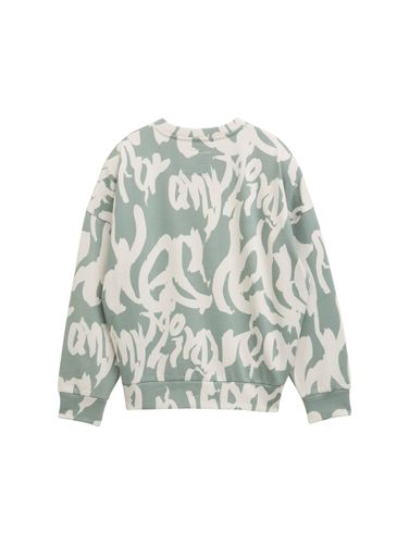TOM TAILOR Oversize Sweatshirt mit Allover-Print