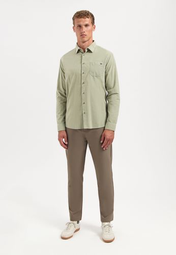 NO EXCESS Shirt Solid Fine Herringbone