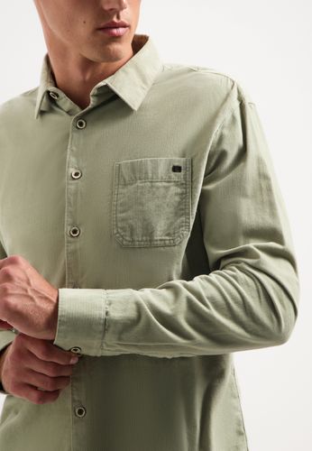 NO EXCESS Shirt Solid Fine Herringbone