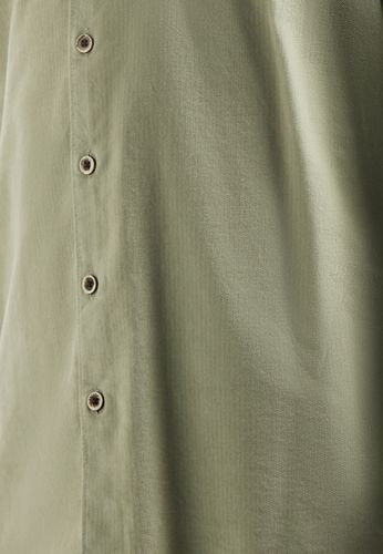 NO EXCESS Shirt Solid Fine Herringbone