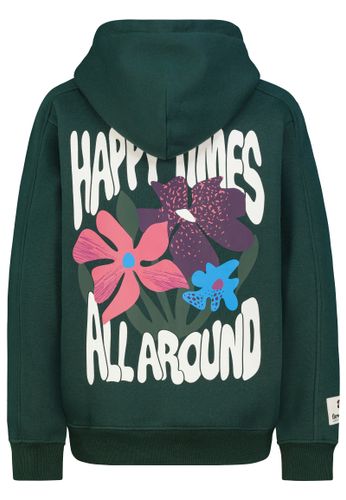 Modehaus Weingarten DOB Sweatjacke, langarm,Kapuze mit, dark teal green