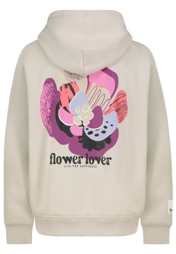 Modehaus Weingarten DOB Sweatjacke, langarm,Kapuze mit, light sand