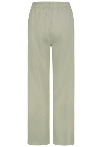 Modehaus Weingarten DOB Hose weites Bein,elastischer Bu, faded green