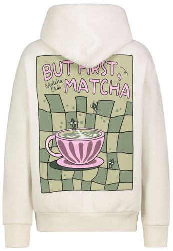 Modehaus Weingarten DOB Sweat, langarm, Kapuze mit Kord, offwhite