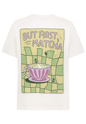 Modehaus Weingarten DOB T-shirt,kurzarm, oversized, Run, white