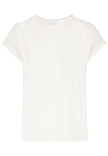 Modehaus Weingarten DOB T-Shirt, angeschnittene Ärmel m, offwhite