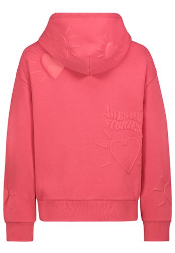 Modehaus Weingarten DOB Sweat, langarm, Kapuze mit Dart, signal pink