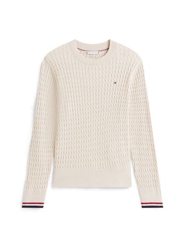 TOMMY HILFIGER CO CABLE FINE GG C-NK LS SWT