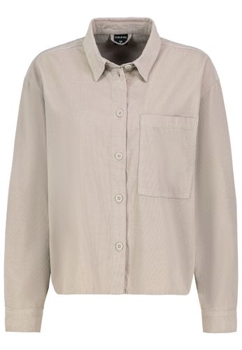 Modehaus Weingarten DOB Oversize Hemdjacke, große aufge, light sand S