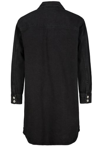 Modehaus Weingarten DOB Denim Kleid, Midi, oversized, black denim B158