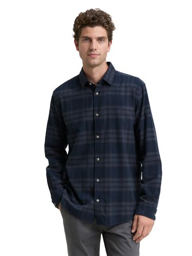 TOM TAILOR Regular Fit Hemd mit Logo-Stickerei