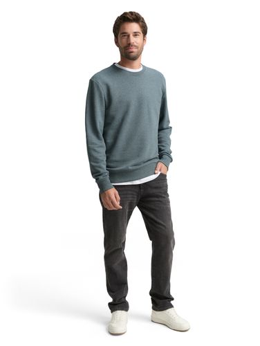 TOM TAILOR Sweatshirt in Melange-Optik