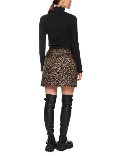 MARC CAIN Unifarbenes Langarmshirt mit Rollkragen