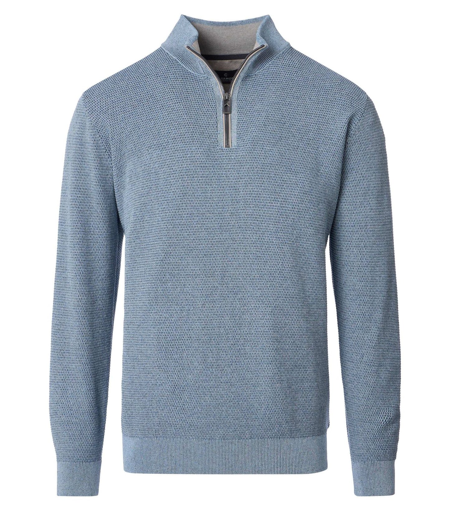 CASA MODA Strukturierter Troyer-Pullover