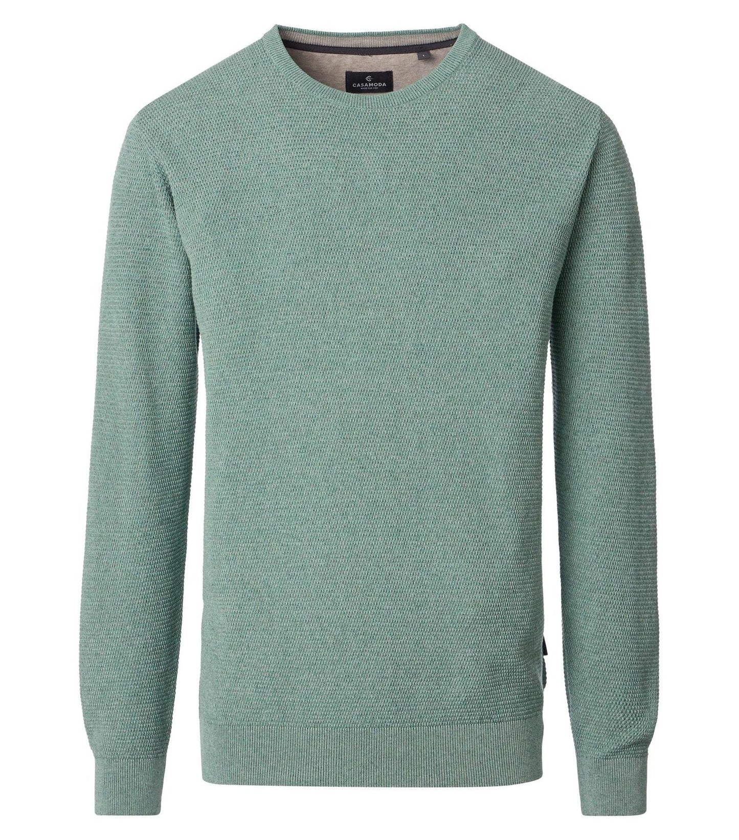 CASA MODA Strukturierter Rundhalspullover XL