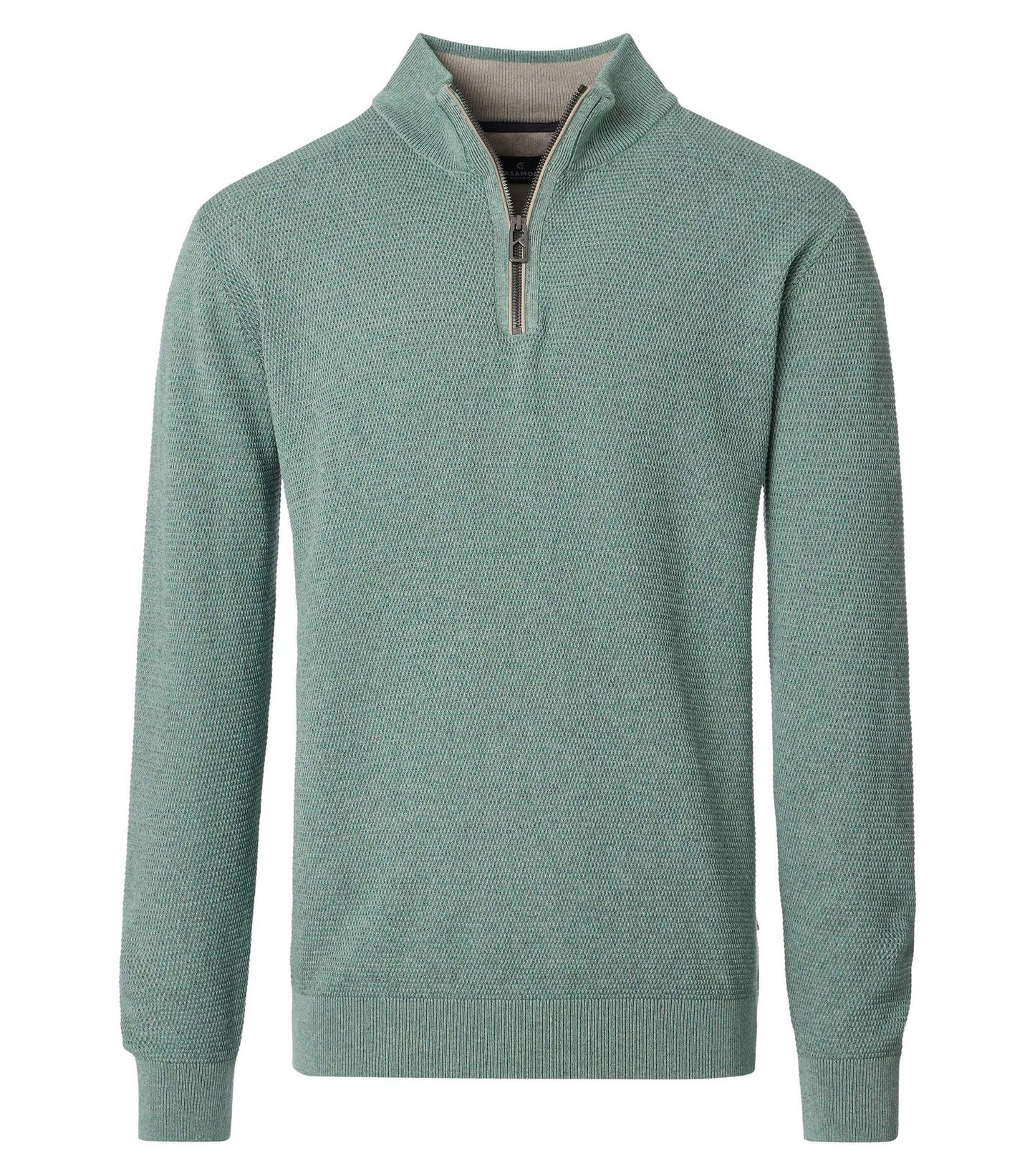 CASA MODA Strukturierter Troyer-Pullover
