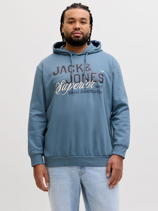 JACK & JONES JJELOGO SWEAT HOOD 2 COL 25/26 NOOS PLS