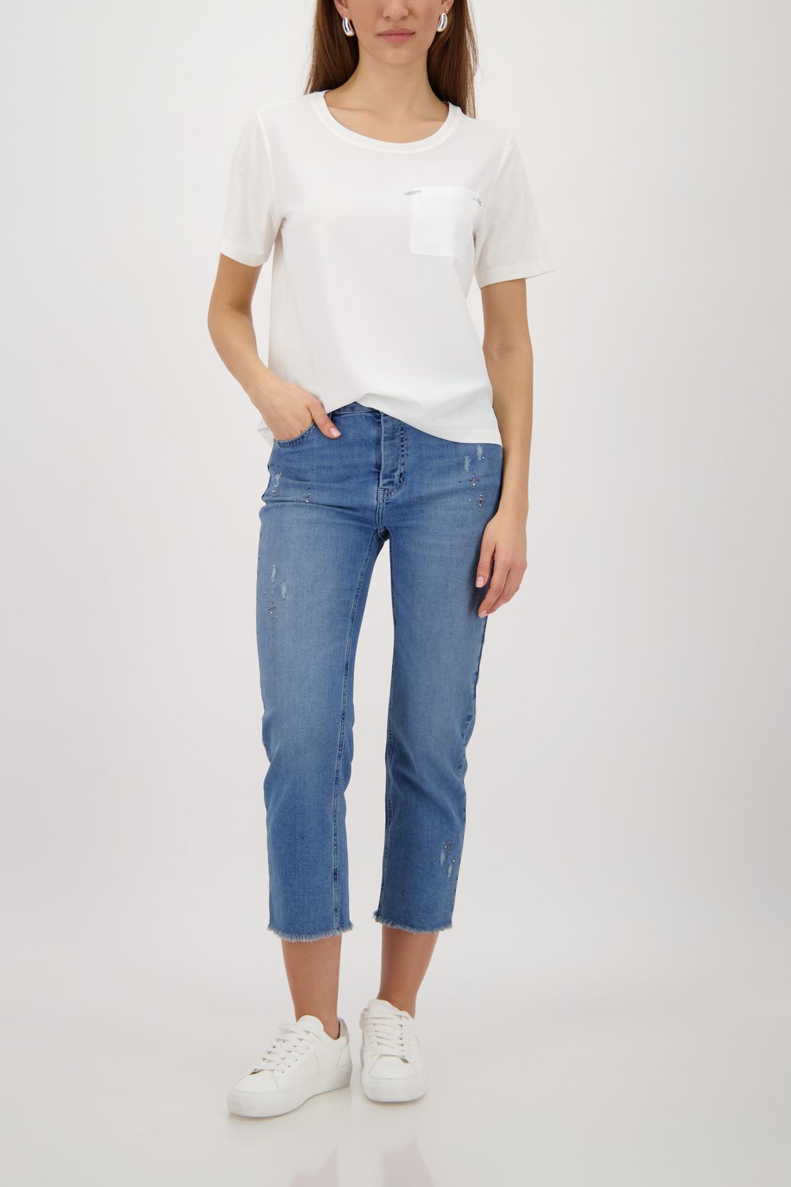 MONARI Blusenshirt mit Brusttasche