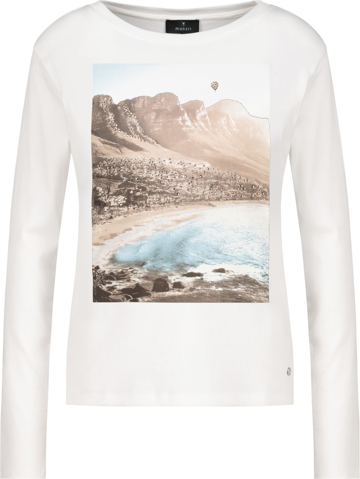 Langarmshirt mit Landschaftsprint