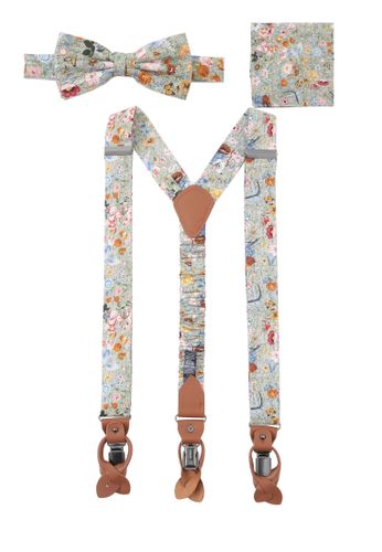 PRINCE BOWTIE Set Hosenträger+Fliege+Tuch