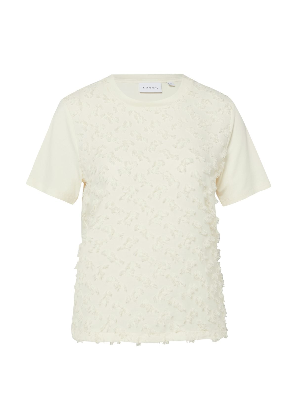COMMA T-Shirt mit Effektgarn 34