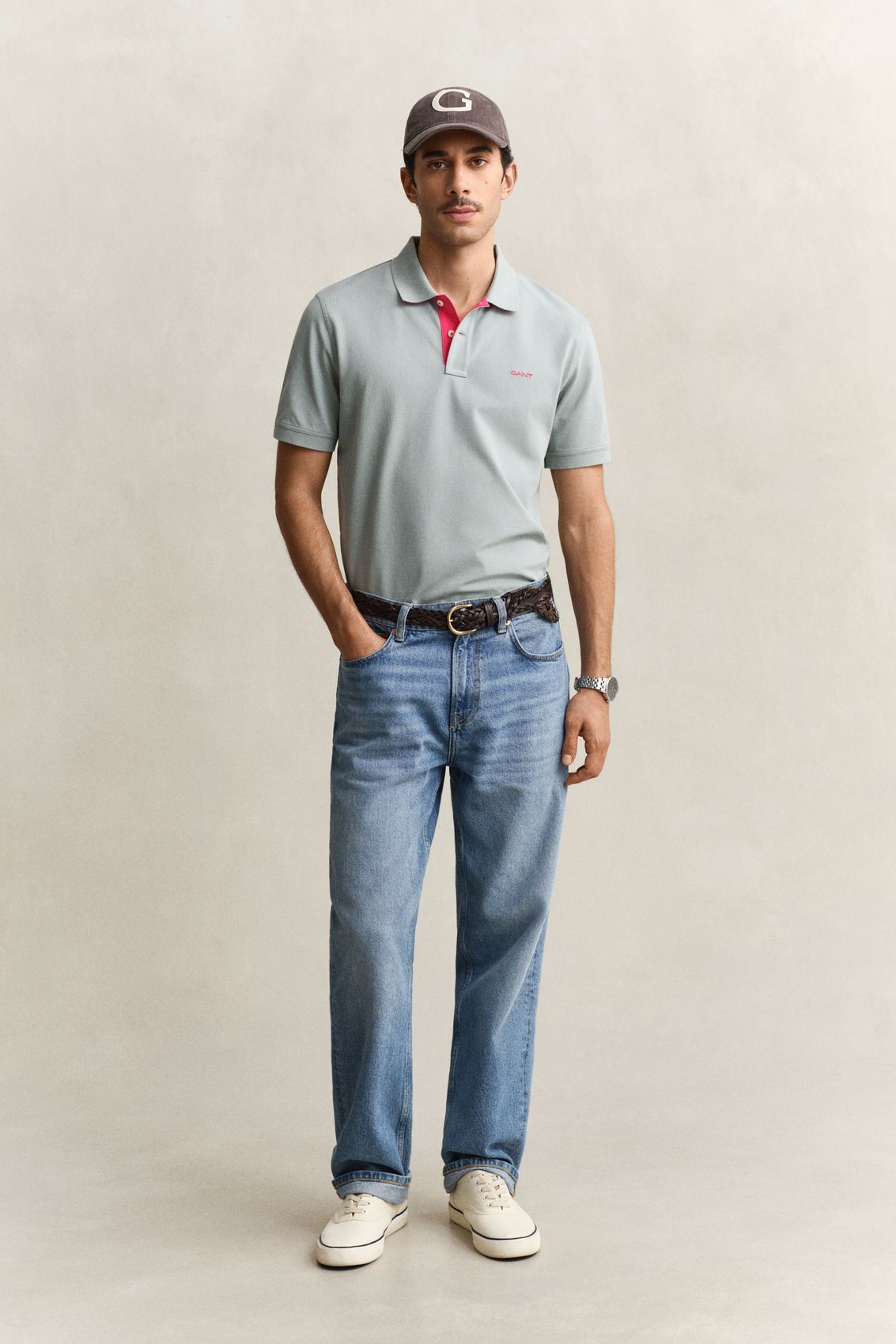 Kontrast Piqué Poloshirt