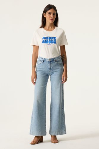 GARCIA T-Shirt mit Statement-Print