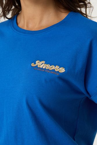 GARCIA T-Shirt mit Motivstrick