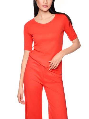 MARC CAIN Schmal geschnittenes T-Shirt mit 3/4-Arm