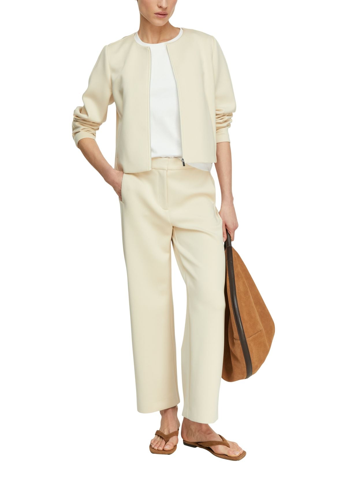 COMMA Cropped Wide-Leg-Hose