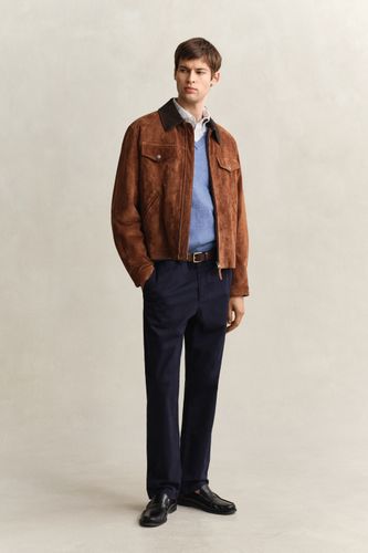 GANT Klassischer V-Neck Pullover aus Baumwolle