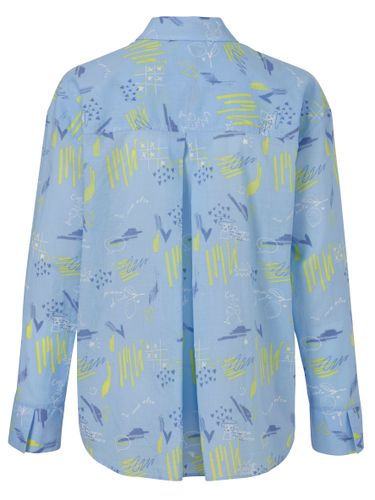 VIA APPIA Bluse Hemdkragen 1/1 Arm Druck