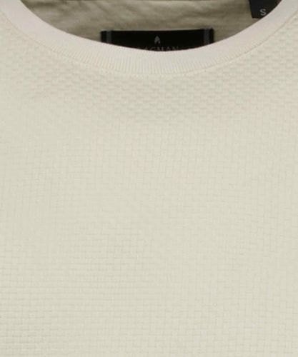 RAGMAN T-shirt Jacquard, mercerisierte Baumwolle