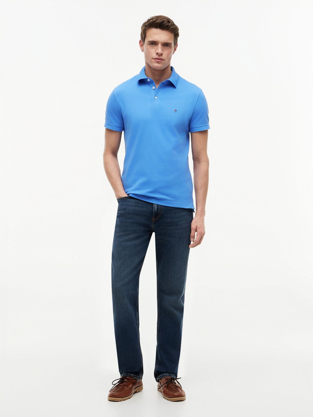 TOMMY HILFIGER 1985 Regular Fit Pique Polo Shirt