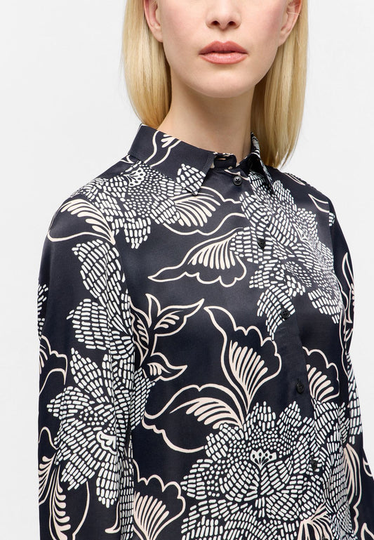 ETERNA Bluse Viskose Langarm