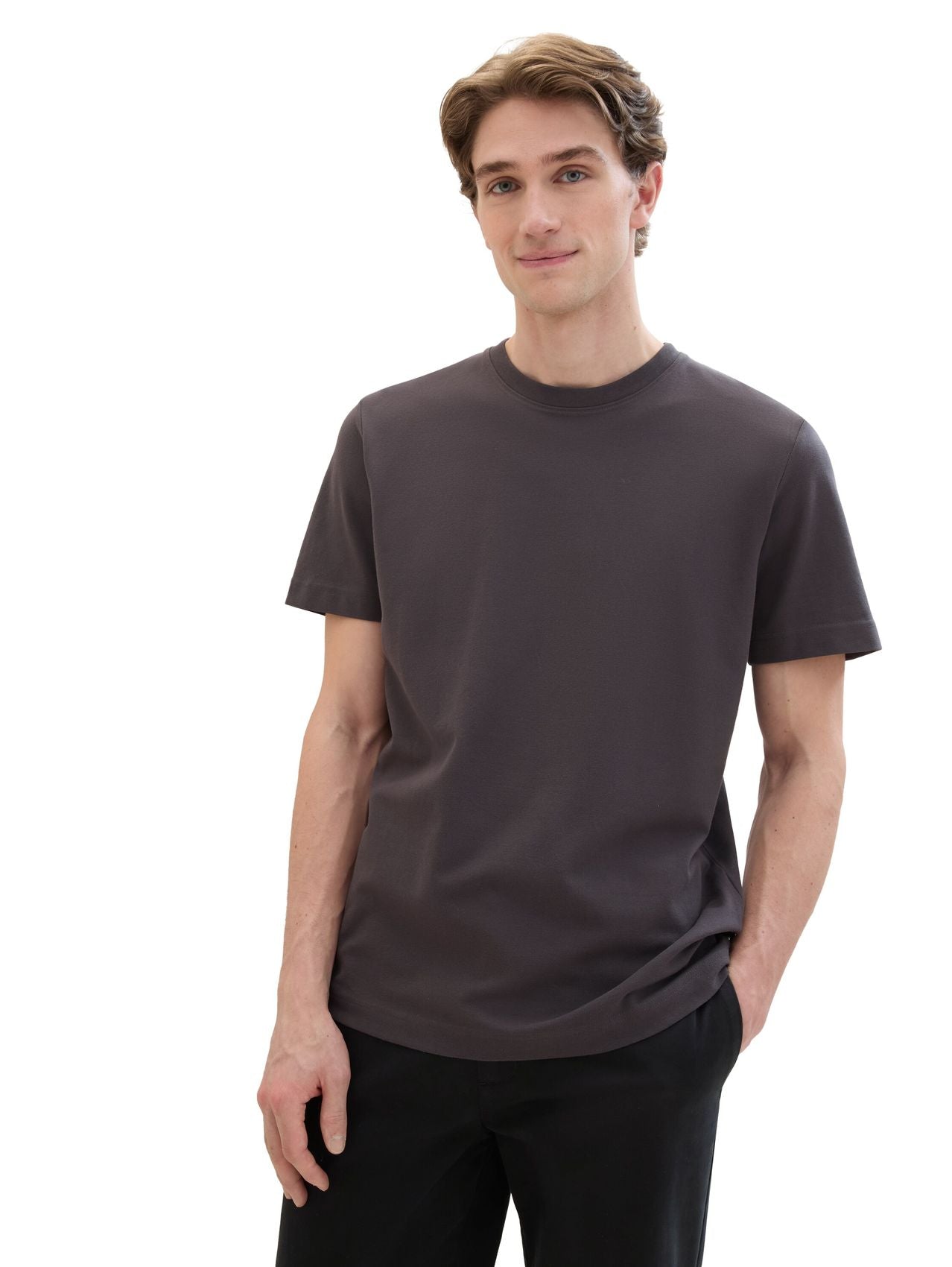 TOM TAILOR Piqué T-Shirt mit Stretch