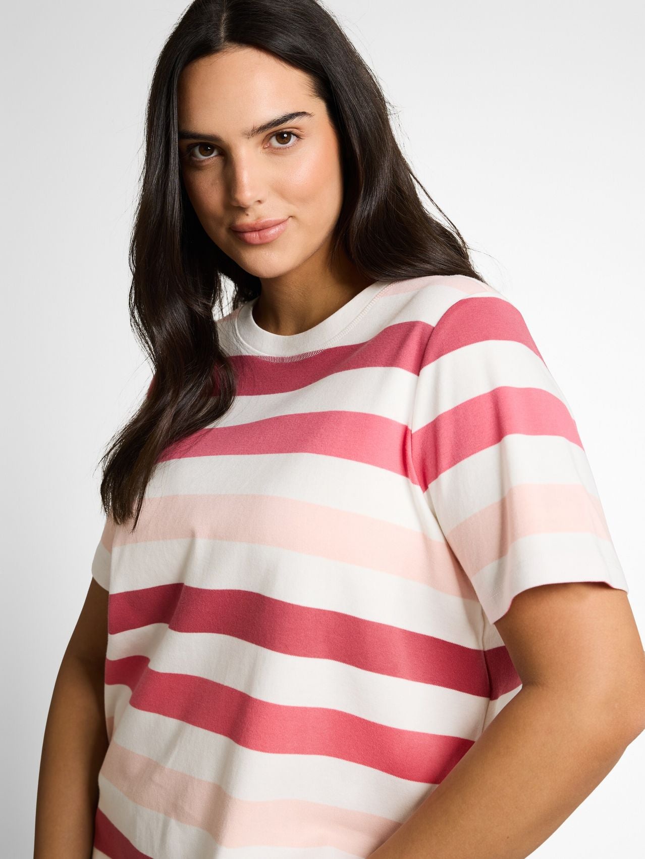 TOM TAILOR Plus Size - T-Shirt aus Baumwolle